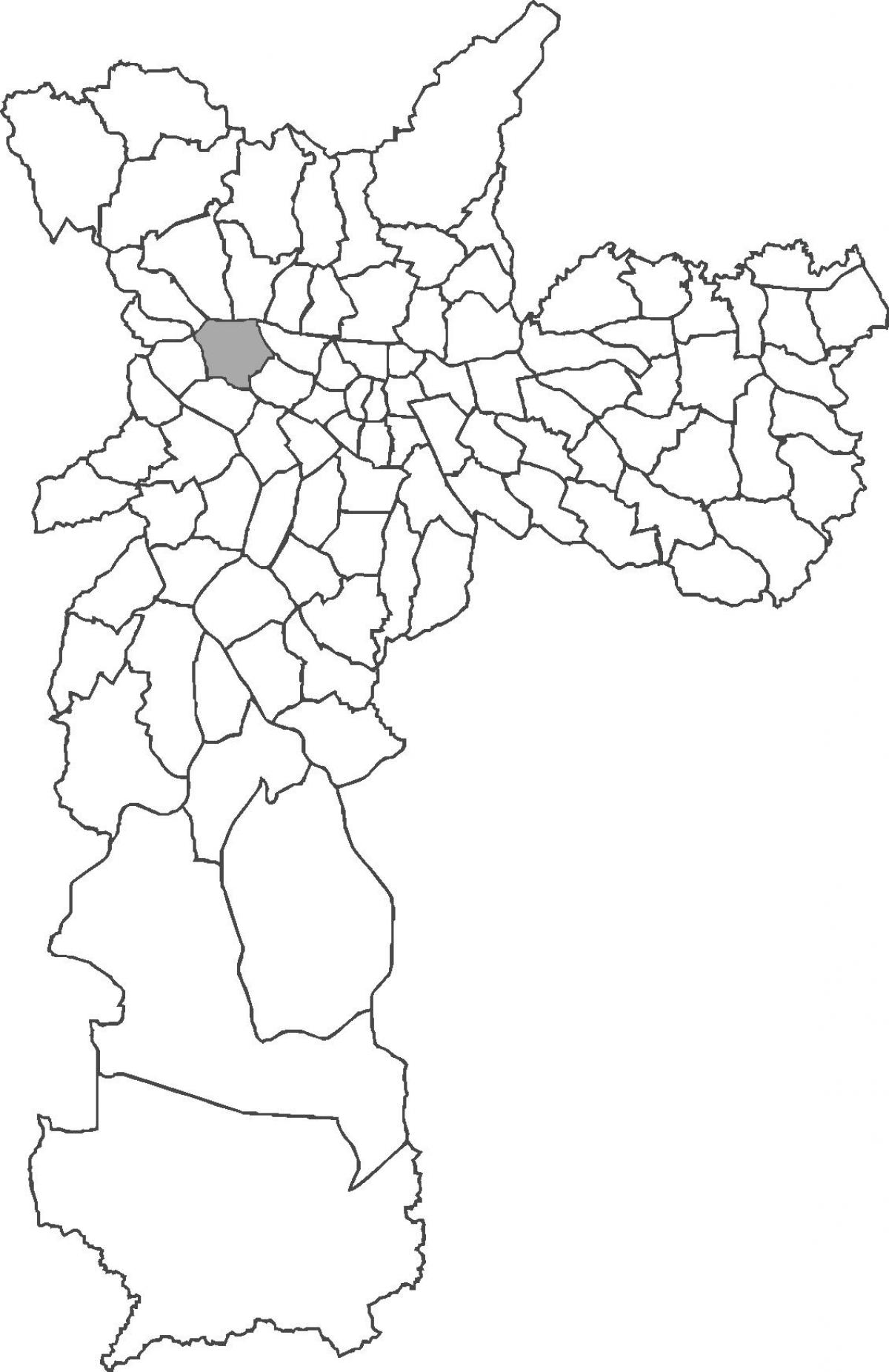 Mappa del quartiere di Lapa