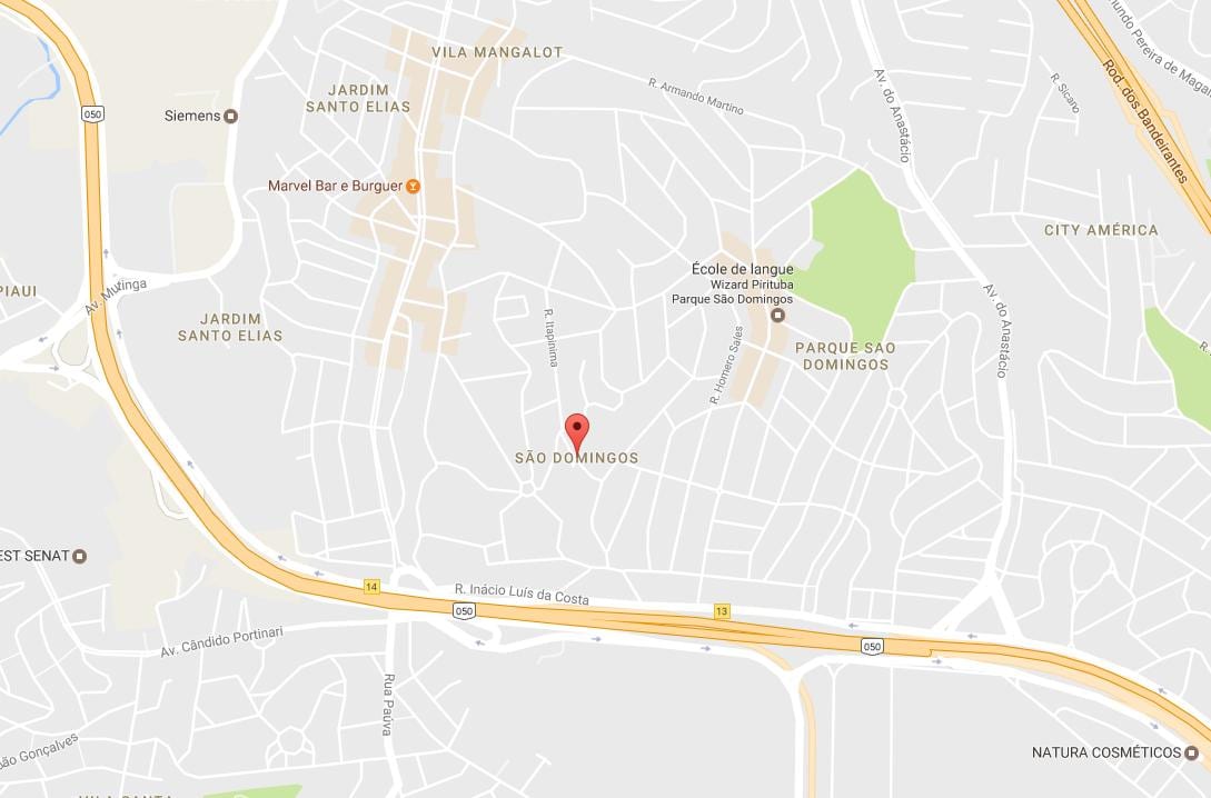Mappa di São Domingos São Paulo