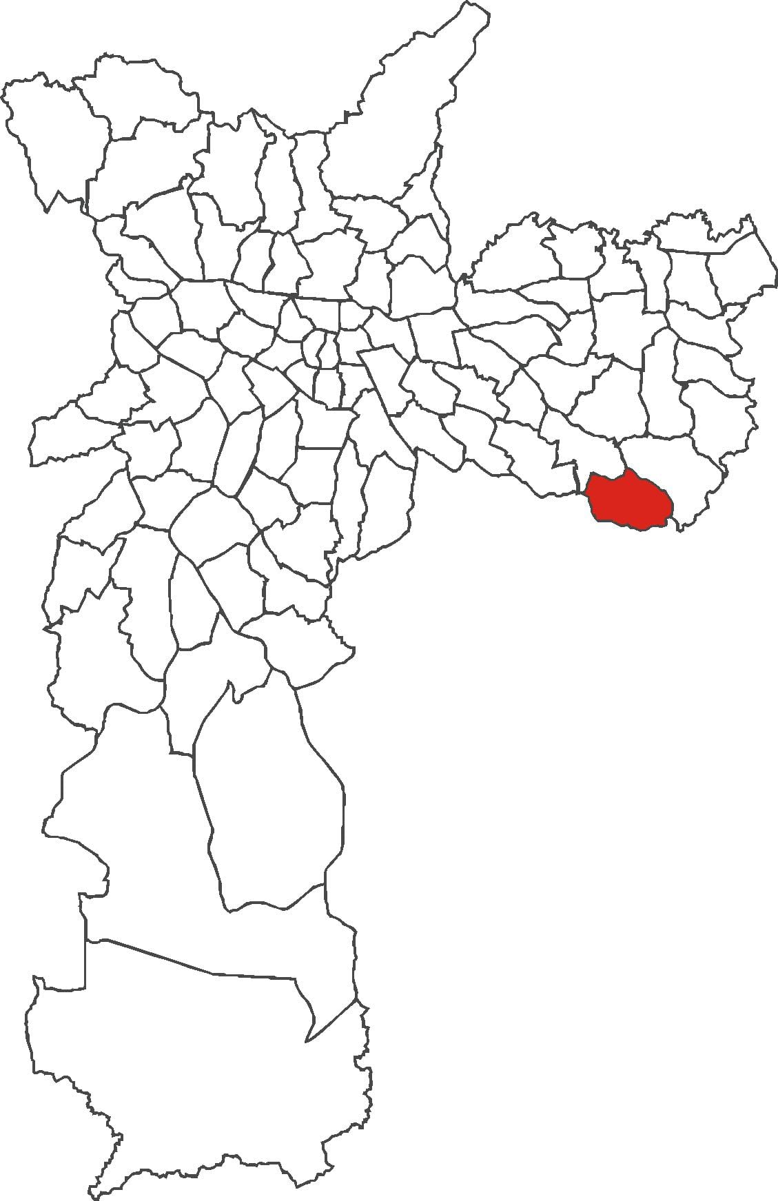 Mappa di São Rafael, distretto