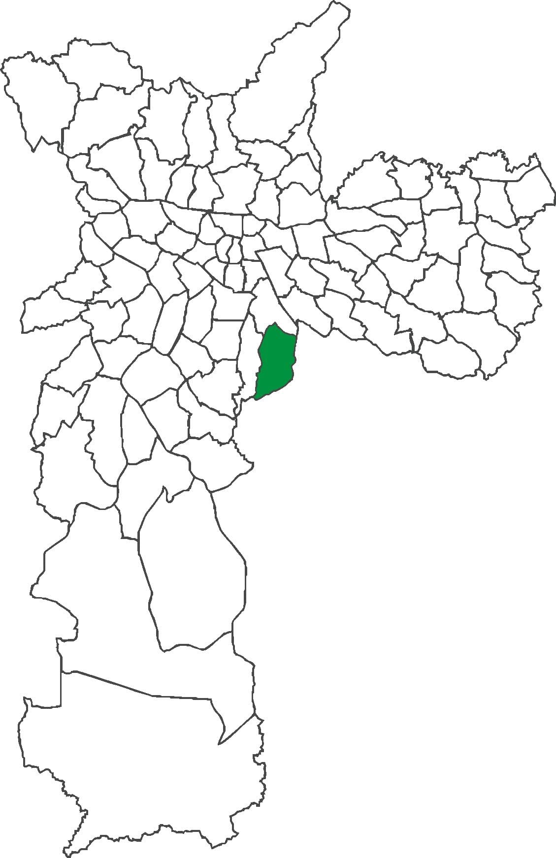 Mappa di distretto Sacomã