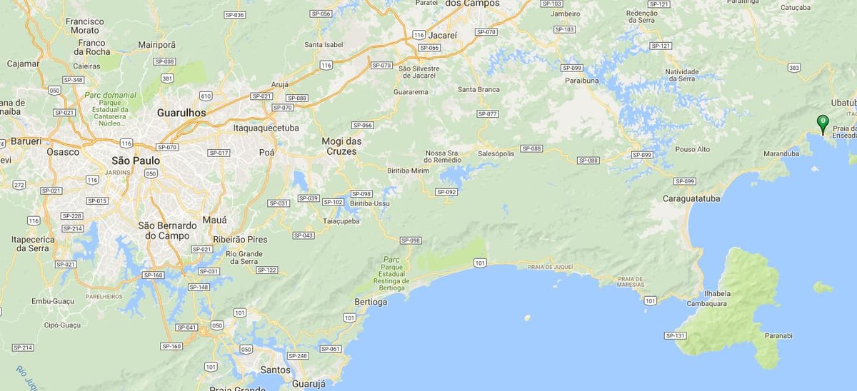 Mappa di spiaggia Lázaro