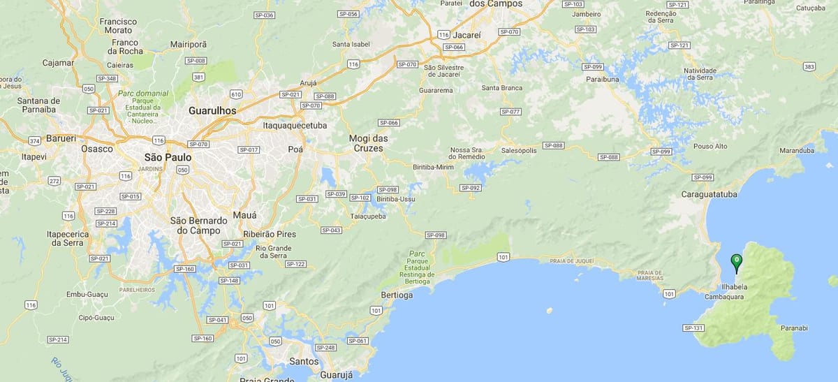 Mappa di spiaggia Pequeá