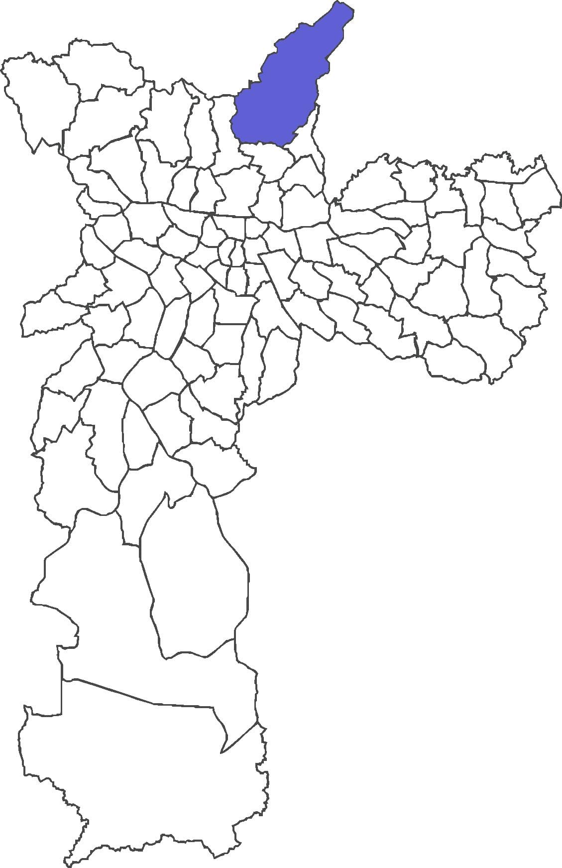 Mappa di distretto di Tremembé