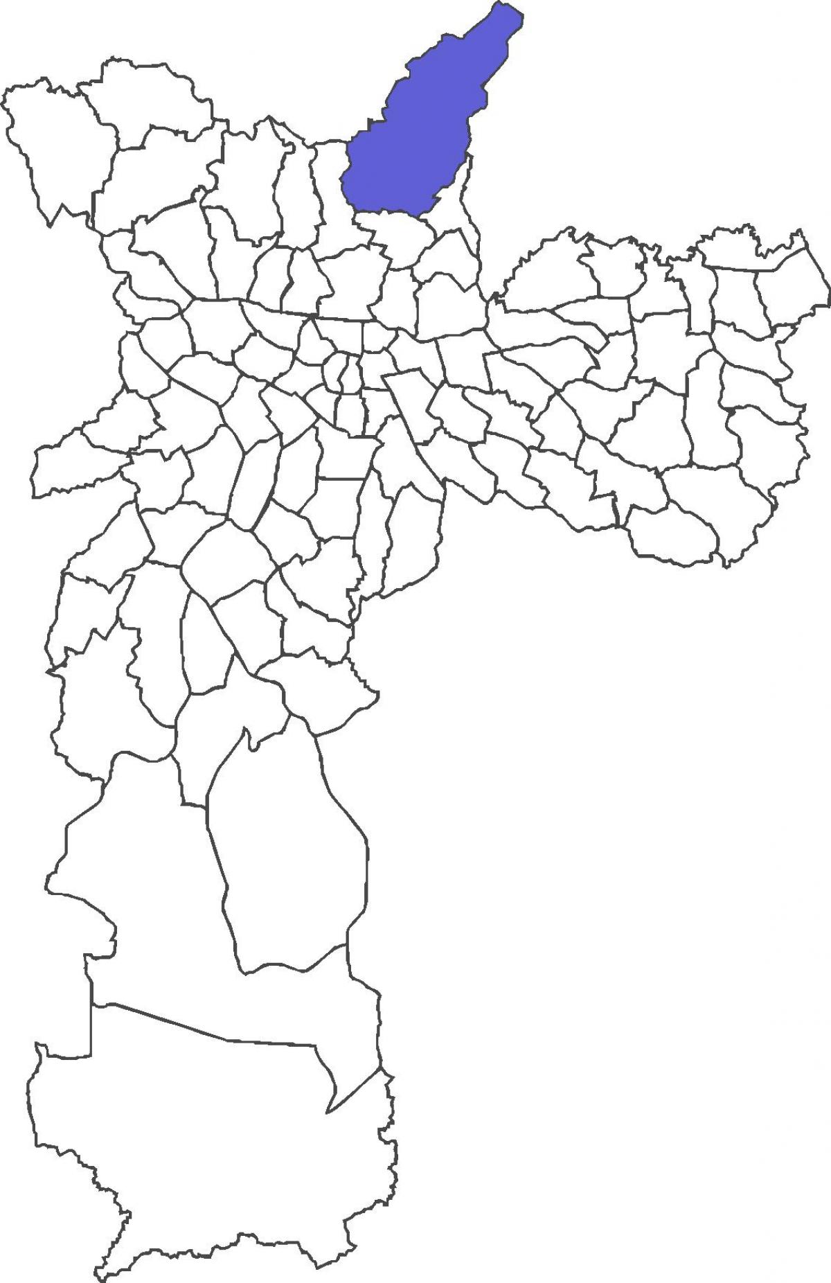 Mappa di distretto di Tremembé