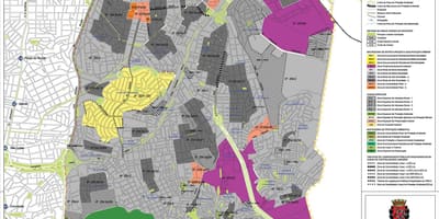 Mappa di) San Paolo - Occupazione del suolo