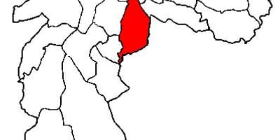 Mappa di) sub-prefettura di São Paulo