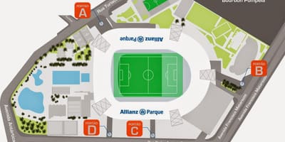 Mappa di Allianz Parque São Paulo