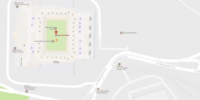 Mappa di Arena Corinthians - Accesso