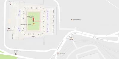 Mappa di Arena Corinthians - Accesso