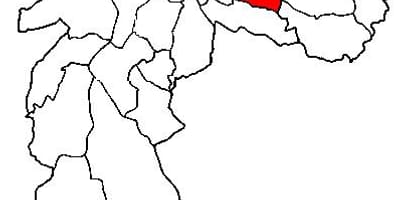 Mappa di Aricanduva-Vila Formosa sub-prefettura di São Paulo