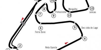 Mappa di Autódromo José Carlos Pace
