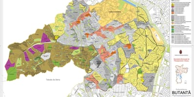 Mappa di Butantã São Paulo - Occupazione del suolo