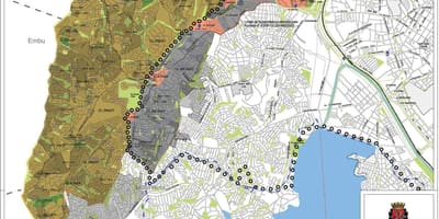 Mappa di Campo Limpo São Paulo - Occupazione del suolo