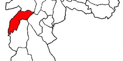 Mappa di Campo Limpo sub-prefettura di São Paulo