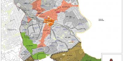 Mappa di Guaianases São Paulo - Occupazione del suolo