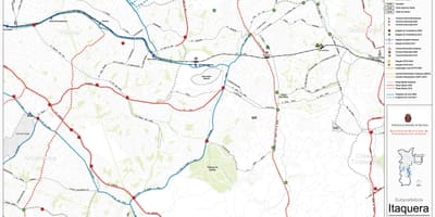 Mappa di Itaquera São Paulo - trasporti Pubblici
