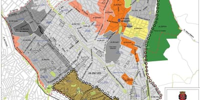 Mappa di Jabaquara São Paulo - Occupazione del suolo