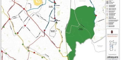 Mappa di Jabaquara São Paulo - trasporti Pubblici