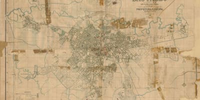 Mappa dell'ex San Paolo - 1916