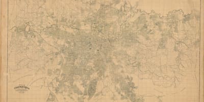 Mappa dell'ex San Paolo - 1943