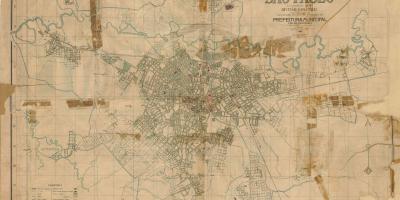 Mappa dell'ex San Paolo - 1916
