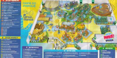 Mappa di Monica parco
