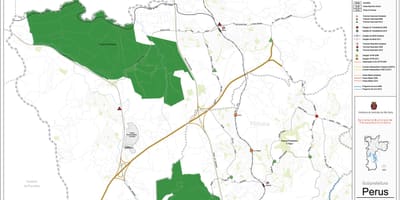 Mappa di Perus São Paulo - trasporti Pubblici