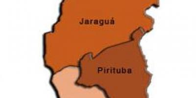 Mappa di Pirituba-Jaraguá sub-prefettura