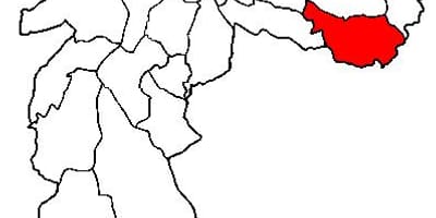 Mappa di São Mateus sub-prefettura di São Paulo