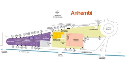 Mappa di São Paulo Anhembi