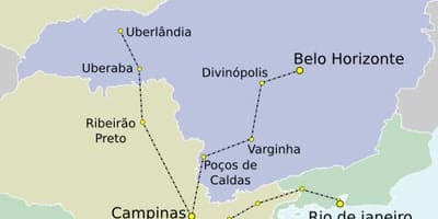 Mappa di São Paulo TAV