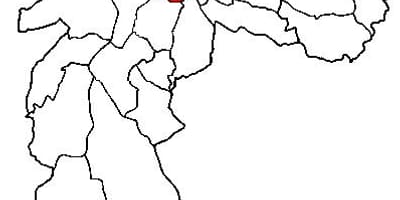 Mappa di Sé sub-prefettura di São Paulo