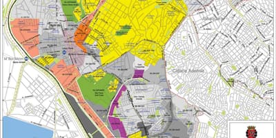 Mappa di Santo Amaro São Paulo - Occupazione del suolo