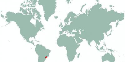 Mappa di São Paulo nel mondo