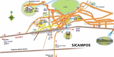 Mappa di UNIVAP São Paulo