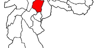 Mappa di Vila Mariana, sub-prefettura di São Paulo
